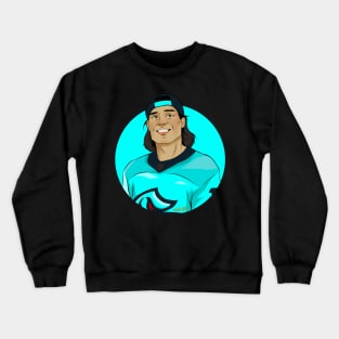 cyan ghosts Crewneck Sweatshirt